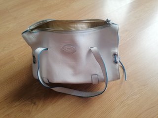Bolso Tod's blanco con ribete azul
