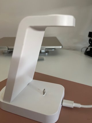 Cargador inalambrico 18W  3 en 1 Blanco para Apple