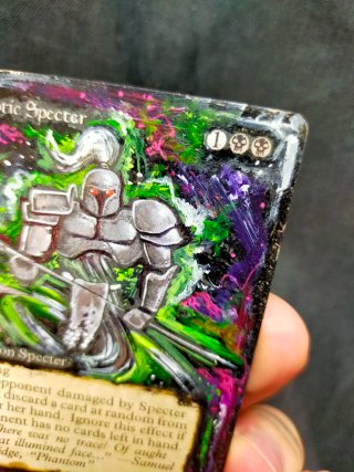 Carta Hypnotic Specter pintada a mano