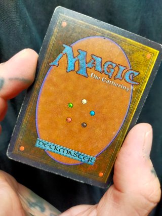 Carta Hypnotic Specter pintada a mano