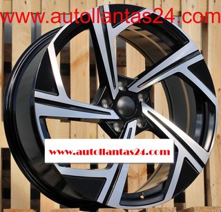 8818 JUEGO DE 4 LLANTAS VW BLACK METAL r541413