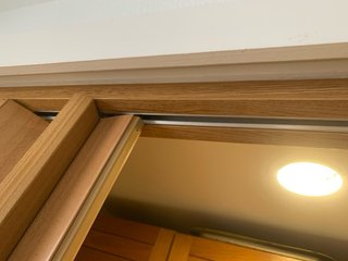 Puerta corredera plegable de fuelle