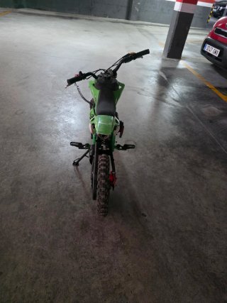 Moto infantil cross verde
