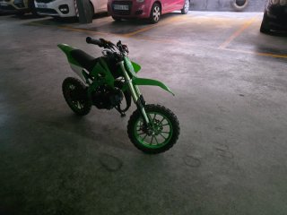Moto infantil cross verde
