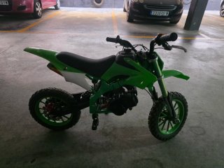 Moto infantil cross verde