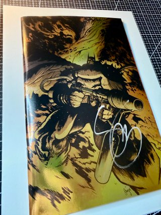 Comic USA Absolute Batman Annual #1 Foil Firma COA