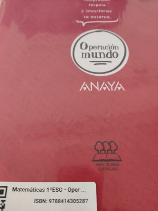 Matemáticas 1ºESO (Trimestres) - 9788414305287