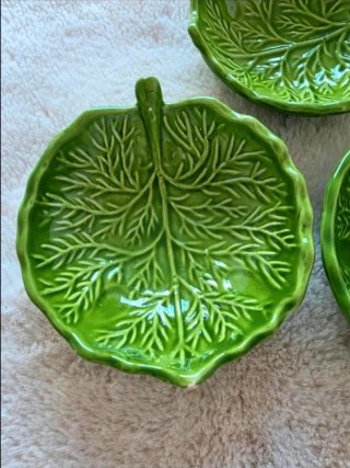 Set 3 Cuencos Hoja Cerámica 14cm