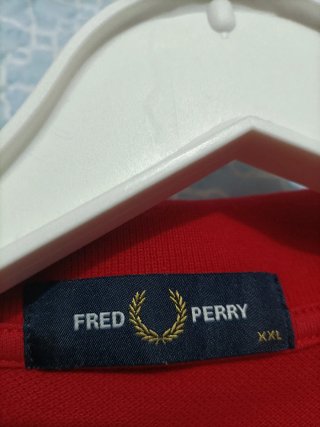 Polo Fred Perry Rojo Talla XXL