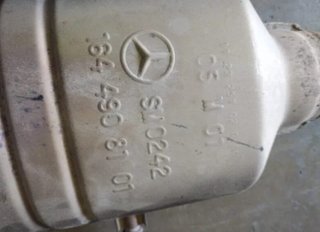 90012 1644908101 tubo escape mercedes-benz clase