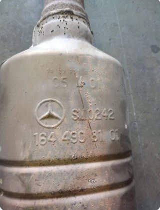 90012 1644908101 tubo escape mercedes-benz clase