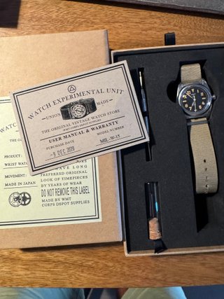Orologio Militare Vintage scatola originale