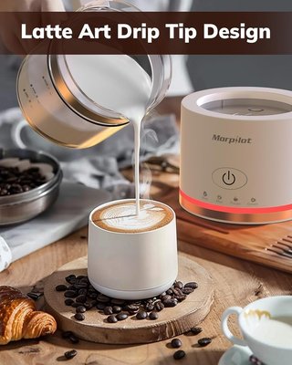 Espumador Leche Morpilot Eléctrico Blanco 500ml