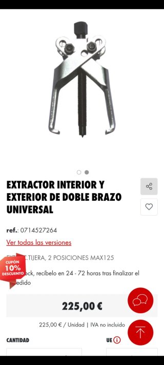 Wurth Extractor interior y exterior  0714527264