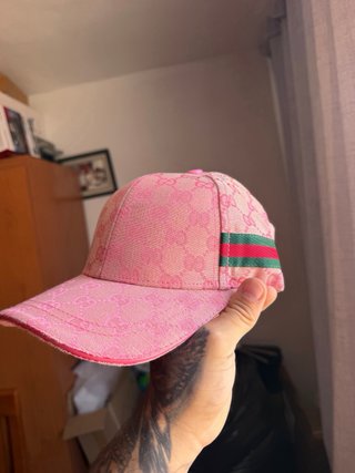 Berretto Gucci Rosa GG