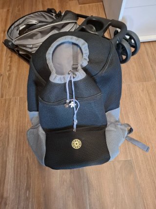Carrito y Mochila para Perro