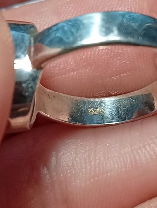 Anillo Plata de Ley topacio