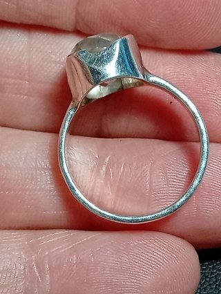 Anillo Plata de Ley topacio