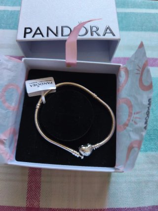 Pulsera Pandora Corazón Plata