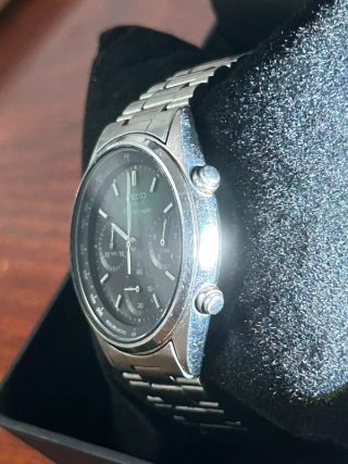 Seiko Chronograph 7A28-702A Negro