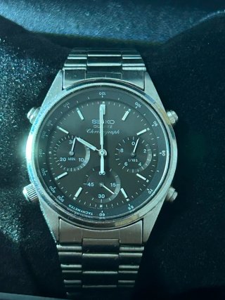Seiko Chronograph 7A28-702A Negro