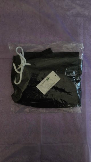 Costume da bagno Lacoste nero