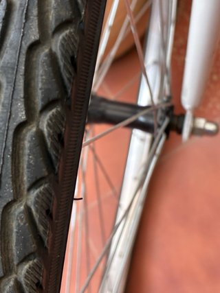Bicicleta paseo mujer blanca