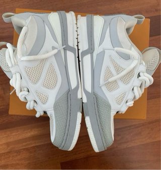 Louis Vuitton LV Skate Sneakers Grigio Bianco