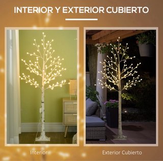 Árbol de Navidad con Luces LED Blancas