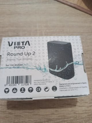 Altavoz Radio Bluetooth Vieta Pro Round Up 2