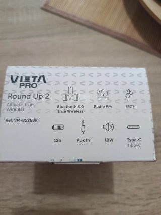 Altavoz Radio Bluetooth Vieta Pro Round Up 2