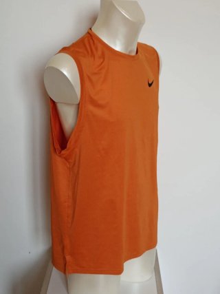 Canottiera sportiva Nike Dry-Fit taglia M arancion