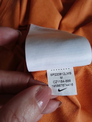 Canottiera sportiva Nike Dry-Fit taglia M arancion