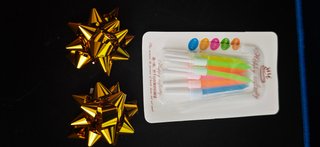 @ Lote velas cumpleaños números y lazos regalo