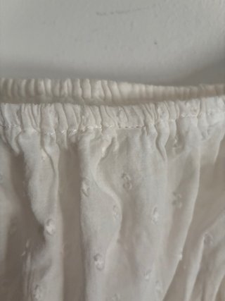 Blusa escote cuadrado con elástico y manga larga