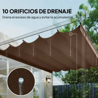 Repuesto Toldo Pérgola Marrón