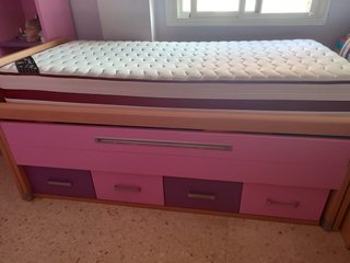 Cama nido madera con cajones