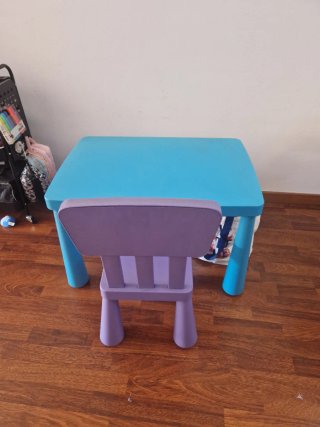 Mesa y Silla Infantil IKEA Mammut