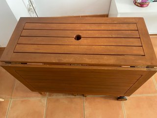 Mesa madera teka extensible OPORTUNIDAD