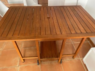 Mesa madera teka extensible OPORTUNIDAD