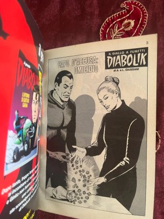 Fumetto Diabolik, capo d'accusa: omicidio n0614