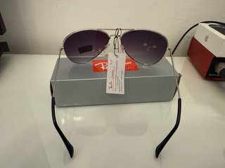 Gafas de sol Ray-Ban Aviator Plata Morado