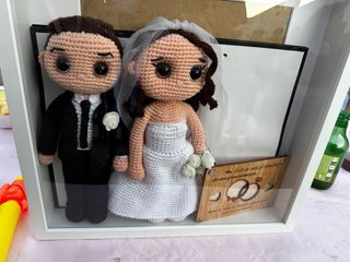 Pareja Novios Crochet Boda