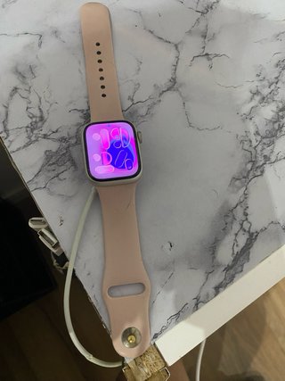 Apple Watch Series 7 41mm GPS Oro/Rosa + Cargador