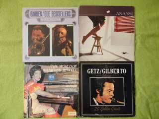 Lote más de 100 Vinilos Jazz,blues.Lp. antiguos.