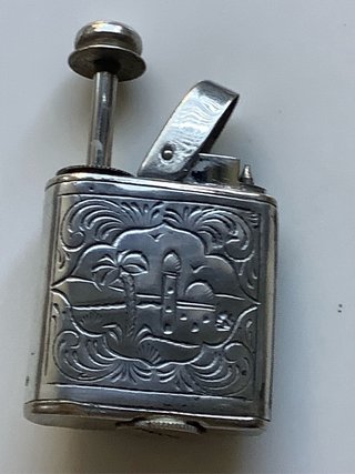 Porta profumo vintage argento