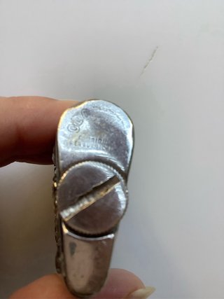 Porta profumo vintage argento