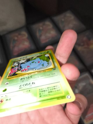 Carta Pokémon Bulbasaur Japonesa No. 001