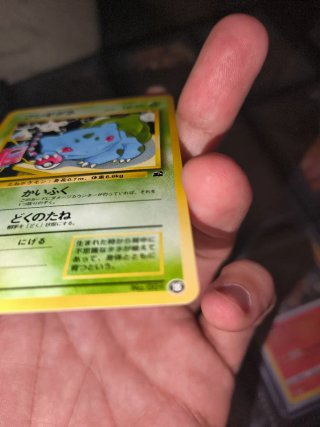 Carta Pokémon Bulbasaur Japonesa No. 001