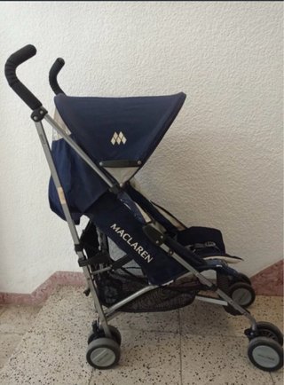 Silla de paseo Maclaren azul